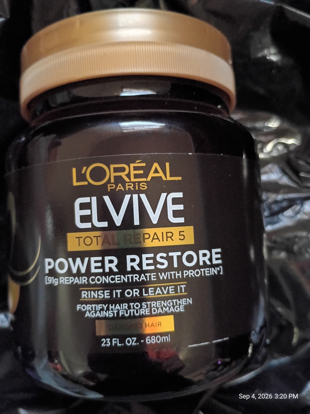 L'Oreal Elvive Power Restore Hair Mask - Brown and Gold